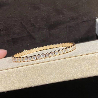 [Luxe Jewelry]BEE LOVE GOLD BRACELET FULL DIAMOND