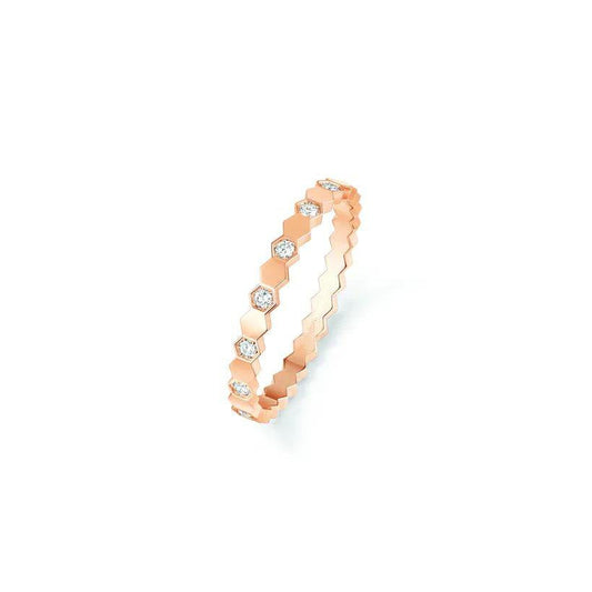 [Luxe Jewelry]BEE LOVE RING PINK GOLD DIAMOND