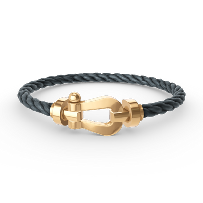 [Luxe Jewelry]FORCE LARGE HORSESHOE NO DIAMOND BRACELET GOLD