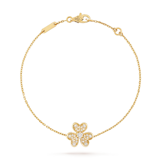 [Luxe Jewelry]FRIVOLE GOLD FLOWER DIAMOND BRACELET