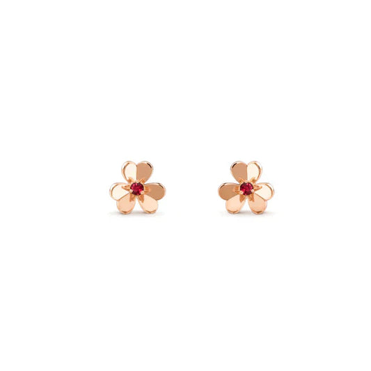 [Luxe Jewelry]FRIVOLE  FLOWER PINK EARRINGS