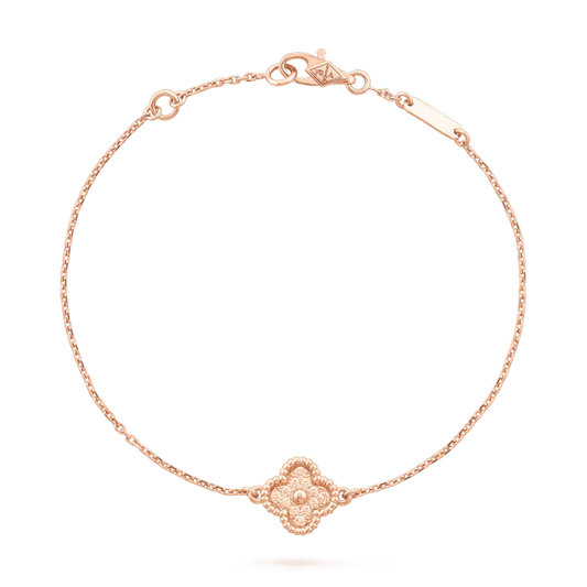 [Luxe Jewelry]CLOVER SINGLE FLOWER BRACELET