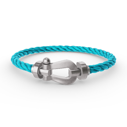 [Luxe Jewelry]FORCE LARGE HORSESHOE NO DIAMOND BRACELET SILVER