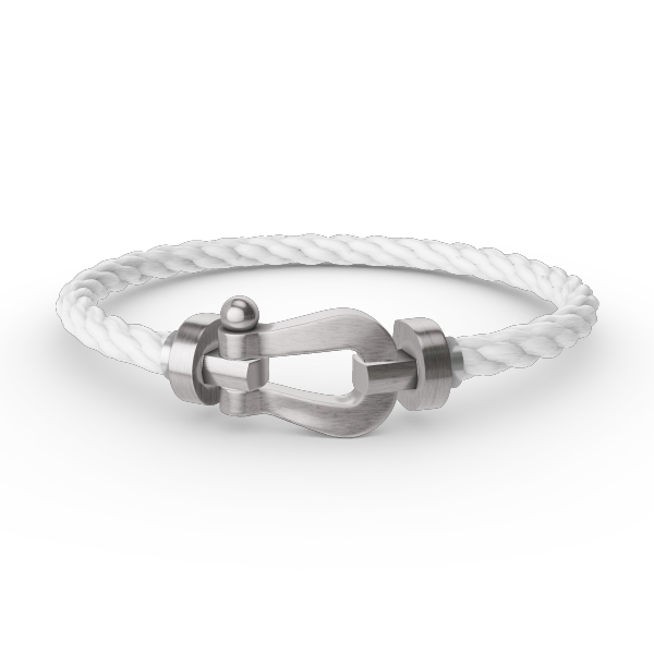 [Luxe Jewelry]FORCE LARGE HORSESHOE NO DIAMOND BRACELET SILVER