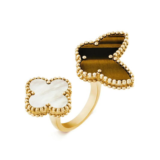 [Luxe Jewelry]LUCKY BETWEEN THE FINGER RING